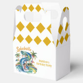 スプラッシュビルウォータースライドボーイバースデーパーティー フェイバーボックス (オープン)