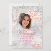 スプラッシュフォームパーティー誕生日 招待状 (正面)