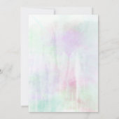 スプラッシュフォームパーティー誕生日 招待状 (裏面)