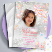 スプラッシュフォームパーティー誕生日 招待状