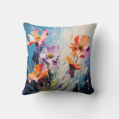 スプラッシュフローラアート クッション (裏面)