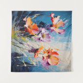 スプラッシュフローラアート タペストリー (正面(横))