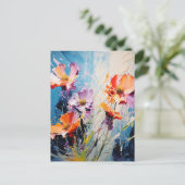 スプラッシュフローラアート ポストカード (スタンド正面)