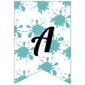 スプラッシュプールハッピーバースデー バンティングフラッグ (第3の旗)