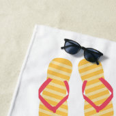 スプラッシュプールパーティーバッシュ誕生日 ビーチタオル (インサイチュ)