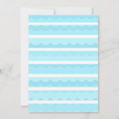 スプラッシュプールパーティー誕生日招待状-ボーイ 招待状 (裏面)