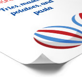 スプラッシュプールパーティー1stバースデーマイルストーンポスター ポスター (角)