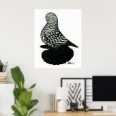 スプラッシュマフラーTumbler Pigon 2 ポスター (ホームオフィス)