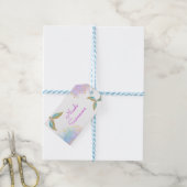 スプラッシュマーメイドの誕生日バッシュ ギフトタグ (より糸つき)