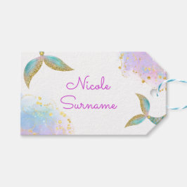 スプラッシュマーメイドの誕生日バッシュ ギフトタグ