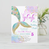スプラッシュマーメイドの誕生日バッシュ 招待状 (スタンド正面)