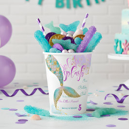 スプラッシュマーメイドの誕生日バッシュ 紙コップ