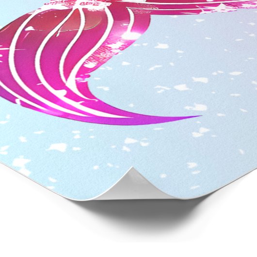 スプラッシュマーメイドガール1st誕生日へようこそ ポスター (角)