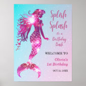 スプラッシュマーメイドガール1st誕生日へようこそ ポスター (正面)