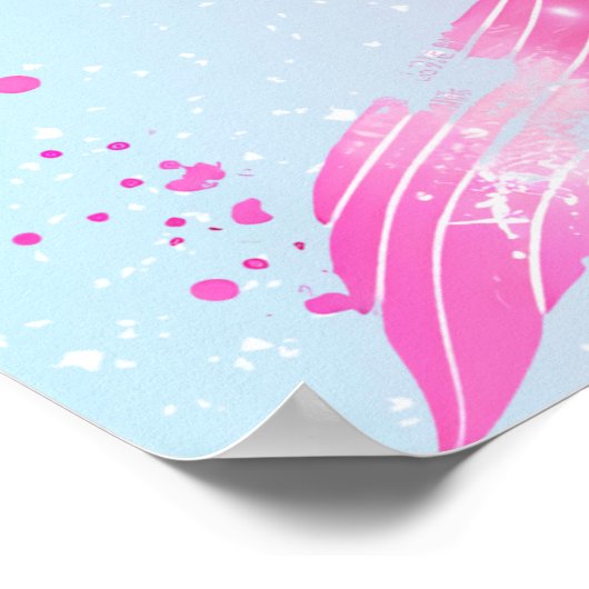 スプラッシュマーメイドガール1st誕生日へようこそ ポスター (角)