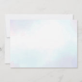 スプラッシュマーメイドガール4th誕生日の写真 招待状 (裏面)