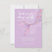 スプラッシュマーメイドサンキューカード サンキューカード (正面)