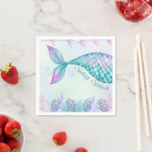 スプラッシュマーメイドバッシュカクテルナプキン スタンダードカクテルナプキン (インサイチュ)