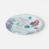 スプラッシュマーメイドバッシュガールズバースデーパーティー ペーパープレート (アングル)