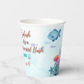 スプラッシュマーメイドバッシュガールズバースデーパーティー 紙コップ (裏面)