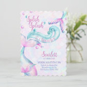 スプラッシュマーメイドバッシュガールバースデーパーティー 招待状 (スタンド正面)