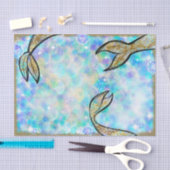 スプラッシュマーメイドバッシュプールパーティー誕生日 薄葉紙 (クラフト)