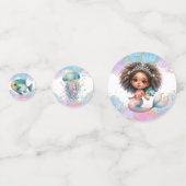 スプラッシュマーメイドパーティーテーブル紙吹雪 コンフェッティ (正面)