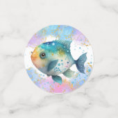 スプラッシュマーメイドパーティーテーブル紙吹雪 コンフェッティ (スモール正面)