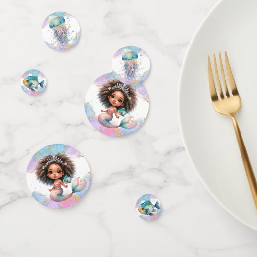 スプラッシュマーメイドパーティーテーブル紙吹雪 コンフェッティ (グループ)