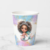スプラッシュマーメイドパーティープレーン紙カップ 紙コップ (裏面)
