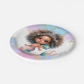スプラッシュマーメイドパーティープレーン紙プレート ペーパープレート (アングル)