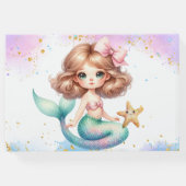 スプラッシュマーメイドパーティー誕生日ゲストブック ゲストブック (裏面)