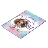 スプラッシュマーメイドパーティー誕生日メモリ帳 ノートブック (左側)