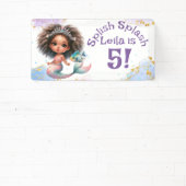 スプラッシュマーメイドパーティー誕生日 横断幕 (インサイチュ)