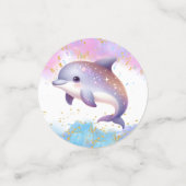 スプラッシュマーメイドプレーンパーティーテーブル紙吹雪 コンフェッティ (スモール正面)