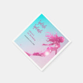 スプラッシュマーメイドベビーガール1st誕生日 スタンダードカクテルナプキン (角)