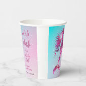 スプラッシュマーメイドベビーガール1st誕生日 紙コップ (左)