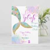 スプラッシュマーメイド誕生日カード シーズンカード (スタンド正面)