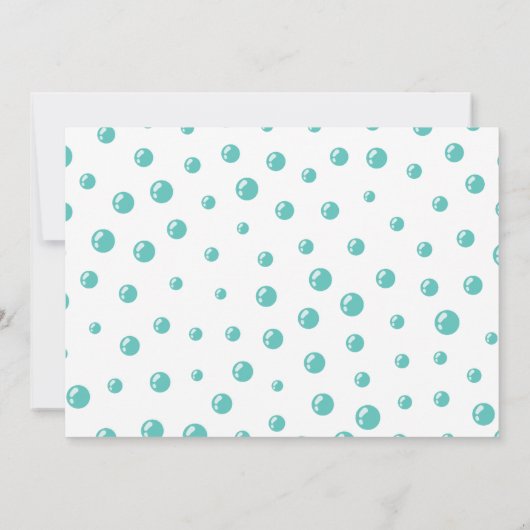 スプラッシュマーメイド誕生日バッシュ 招待状 (裏面)