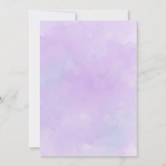 スプラッシュマーメイド誕生日プールパーティー 招待状 (裏面)