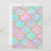 スプラッシュマーメイド誕生日招待状 招待状 (裏面)