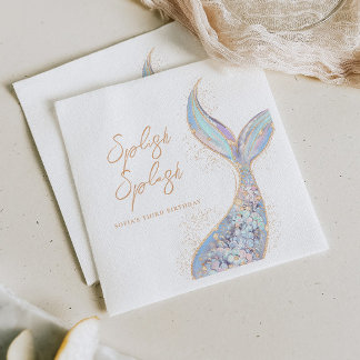 スプラッシュマーメイド誕生日 スタンダードカクテルナプキン