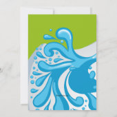 スプラッシュライド招待状 招待状 (裏面)