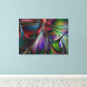 スプラッシュラティスの引き伸ばしキャンバス印刷 キャンバスプリント (インサイチュ (ウッドフロア))