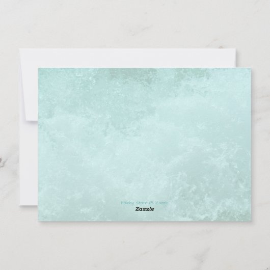 スプラッシュロープス航海のクリスマス写真を撮る シーズンカード (裏面)