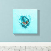 スプラッシュワールド キャンバスプリント (インサイチュ (ウッドフロア))