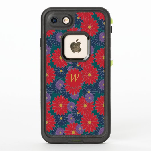 スプラッシューイ・秋の花・耐水・丈夫な携帯ケース LifeProof iPhoneケース (裏面)