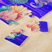 スプラッシュ人魚の魔法の滝を作る ジグソーパズル (側面)