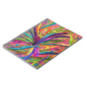 スプラッシュ抽象芸術アート、明るい歓声モダン、 ノートブック (左側)