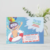 スプラッシュ招待状 招待状 (スタンド正面)